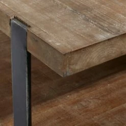 Olivia & May Industrial Wood Coffee Table Brown - Olivia & May -Coffee Tables Elegant store unnamed file 5235