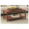 42"L Country Cottage Wood Coffee Table Antique Finish - Alaterre Furniture Blue -Coffee Tables Elegant store unnamed file 5236