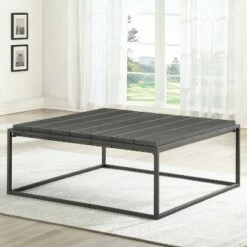 Tekoa Coffee Table Walnut - Steve Silver Co.