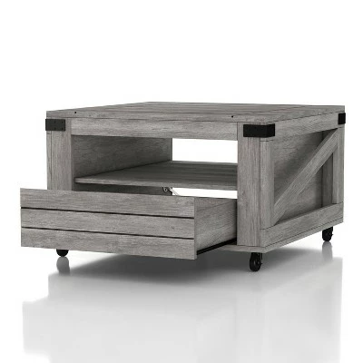 La Jolla Farmhouse Storage Coffee Table Vintage Gray Oak - HOMES: Inside + Out 6 La Jolla Farmhouse Storage Coffee Table Vintage Gray Oak - HOMES: Inside + Out - Image 4