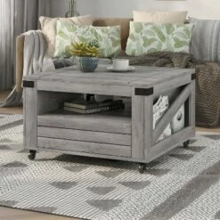 La Jolla Farmhouse Storage Coffee Table Vintage Gray Oak - HOMES: Inside + Out 16 La Jolla Farmhouse Storage Coffee Table Vintage Gray Oak - HOMES: Inside + Out -Coffee Tables Elegant store unnamed file 5281