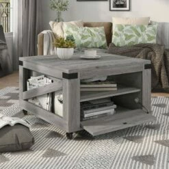 La Jolla Farmhouse Storage Coffee Table Vintage Gray Oak - HOMES: Inside + Out 17 La Jolla Farmhouse Storage Coffee Table Vintage Gray Oak - HOMES: Inside + Out -Coffee Tables Elegant store unnamed file 5282