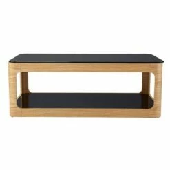 Gebsdon Two-Tier Cocktail Table Natural - Aiden Lane