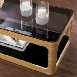 Gebsdon Two-Tier Cocktail Table Natural - Aiden Lane -Coffee Tables Elegant store unnamed file 5294