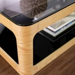 Gebsdon Two-Tier Cocktail Table Natural - Aiden Lane -Coffee Tables Elegant store unnamed file 5295