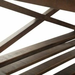 32" Barrie Square Coffee Table Distressed Dark Brown - WyndenHall -Coffee Tables Elegant store unnamed file 5301