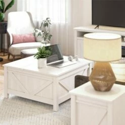 Room & Joy Brookside Lift Top Coffee Table Ivory Pine - Room & Joy -Coffee Tables Elegant store unnamed file 5316