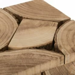 Vintiquewise Square Carved Natural Wood Side and Coffee Table Handmade Living Room Furniture -Coffee Tables Elegant store unnamed file 5331