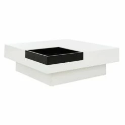 Coffee Table White/Black - Safavieh -Coffee Tables Elegant store unnamed file 5341