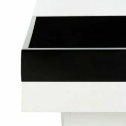 Coffee Table White/Black - Safavieh -Coffee Tables Elegant store unnamed file 5343