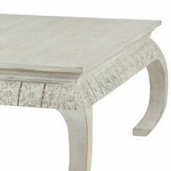 Olivia & May Vintage Mango Wood Coffee Table White - Olivia & May 29 Olivia & May Vintage Mango Wood Coffee Table White - Olivia & May -Coffee Tables Elegant store unnamed file 5381