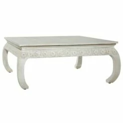 Olivia & May Vintage Mango Wood Coffee Table White - Olivia & May 31 Olivia & May Vintage Mango Wood Coffee Table White - Olivia & May -Coffee Tables Elegant store unnamed file 5383