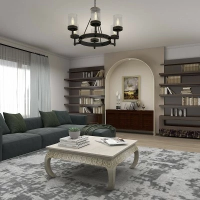 Olivia & May Vintage Mango Wood Coffee Table White - Olivia & May 24 Olivia & May Vintage Mango Wood Coffee Table White - Olivia & May - Image 22