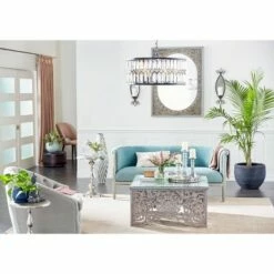 Olivia & May Mediterranean Wood Coffee Table White - Olivia & May -Coffee Tables Elegant store unnamed file 5403