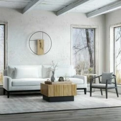 Acacia Wood Coffee Table Black - Sagebrook Home -Coffee Tables Elegant store unnamed file 5416