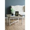 A&B Home Alcott Square Coffee Table Aged White/Natural - A&B Home -Coffee Tables Elegant store unnamed file 5422