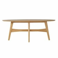 Flournoy Danish Mod Tapered Leg Cocktail Table - Inspire Q® Oak