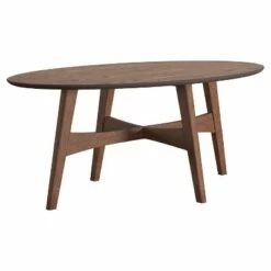 Flournoy Danish Mod Tapered Leg Cocktail Table - Inspire Q® Oak -Coffee Tables Elegant store unnamed file 5454