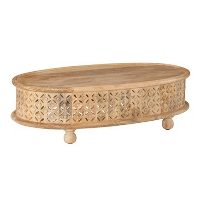 Lainey Oval Coffee Table - Powell Company Natural 10 Lainey Oval Coffee Table - Powell Company Natural - Image 8