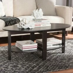 Ancelina Modern and Contemporary Finished Coffee Table Dark Brown - Baxton Studio -Coffee Tables Elegant store unnamed file 5490