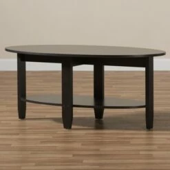 Ancelina Modern and Contemporary Finished Coffee Table Dark Brown - Baxton Studio -Coffee Tables Elegant store unnamed file 5491