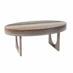 Loxdid Faux Marble Cocktail Table Brown - Aiden Lane