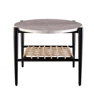 Holly & Martin Relckin Faux Marble Cocktail Table White/Black - Holly & Martin 5 Holly & Martin Relckin Faux Marble Cocktail Table White/Black - Holly & Martin - Image 3