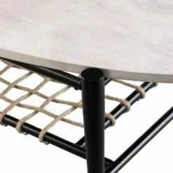 Holly & Martin Relckin Faux Marble Cocktail Table White/Black - Holly & Martin 17 Holly & Martin Relckin Faux Marble Cocktail Table White/Black - Holly & Martin -Coffee Tables Elegant store unnamed file 5521