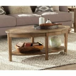 48" Revive Reclaimed Oval Coffee Table Natural - Alaterre Furniture 8 48" Revive Reclaimed Oval Coffee Table Natural - Alaterre Furniture -Coffee Tables Elegant store unnamed file 5526