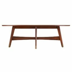 Rafael Oval Coffee Table Brown - Aiden Lane -Coffee Tables Elegant store unnamed file 5530