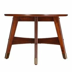 Rafael Oval Coffee Table Brown - Aiden Lane -Coffee Tables Elegant store unnamed file 5532