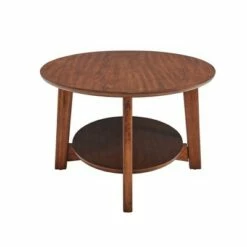 Monterey Oval Mid Century Modern Wood Coffee Table Chestnut - Alaterre Furniture -Coffee Tables Elegant store unnamed file 5543