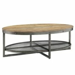 Ink+Ivy Sheridan Oval Coffee Table Natural -Coffee Tables Elegant store unnamed file 5550