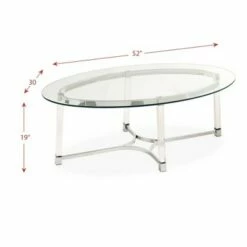 Sophia Coffee Table Clear - Picket House Furnishings -Coffee Tables Elegant store unnamed file 5555