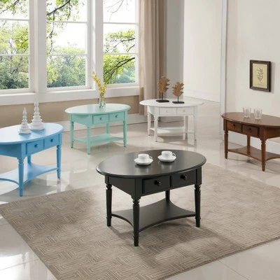 Coffee Table White - Leick Home 3 Coffee Table White - Leick Home