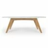 Gabrielle Mid-Century Marble Oval Coffee Table - Poly & Bark Natural -Coffee Tables Elegant store unnamed file 5579