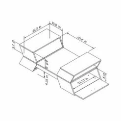 Lucas Glass Top Coffee Table with Hidden Storage White/Walnut - HOMES: Inside + Out 7 Lucas Glass Top Coffee Table with Hidden Storage White/Walnut - HOMES: Inside + Out -Coffee Tables Elegant store unnamed file 5598