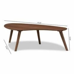 Scarlette Coffee Table Walnut - Baxton Studio -Coffee Tables Elegant store unnamed file 5619