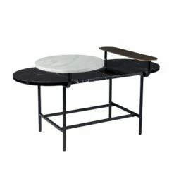 Klindells Faux Marble Cocktail Table Black/Gold - Aiden Lane -Coffee Tables Elegant store unnamed file 5639