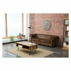 42" Turner Foldable Coffee Table Reclaimed Brown - Crawford & Burke -Coffee Tables Elegant store unnamed file 564