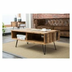 42" Turner Foldable Coffee Table Reclaimed Brown - Crawford & Burke -Coffee Tables Elegant store unnamed file 565