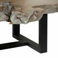 Olivia & May Contemporary Teak Wood Coffee Table Brown - Olivia & May -Coffee Tables Elegant store unnamed file 5653