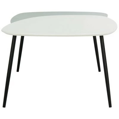 Jasmine Bi Level Coffee Table - White / Gray - Safavieh 5 Jasmine Bi Level Coffee Table - White / Gray - Safavieh - Image 3