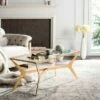 Edythe Coffee Table - Gold / Clear - Safavieh