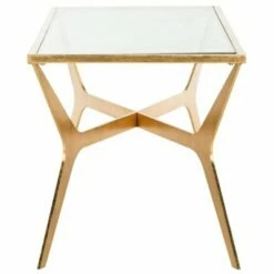 Edythe Coffee Table - Gold / Clear - Safavieh -Coffee Tables Elegant store unnamed file 5673