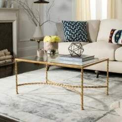 Coffee Table Gold Black - Safavieh