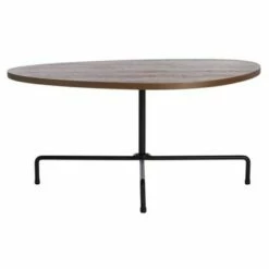 Berlin Tripod Coffee Table - Safavieh Walnut/black -Coffee Tables Elegant store unnamed file 5727