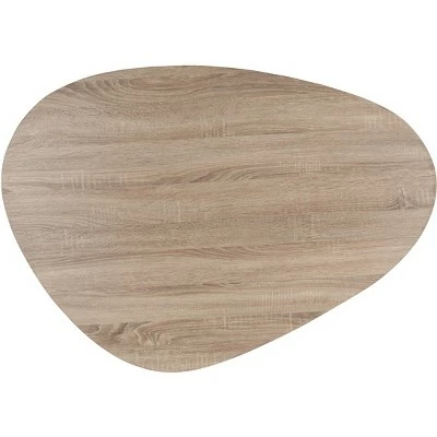 Wynton Retro Mid Century Wood Coffee Table - Oak/Black - Safavieh 6 Wynton Retro Mid Century Wood Coffee Table - Oak/Black - Safavieh - Image 4