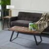 Contemporary Mango Wood Coffee Table Brown - Venus Williams Collection
