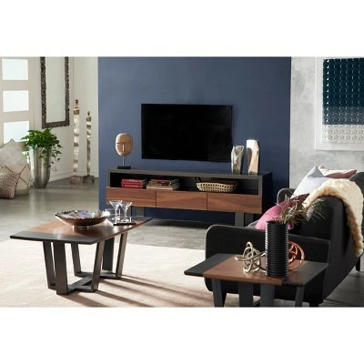 Contemporary Mango Wood Coffee Table Brown - Venus Williams Collection 8 Contemporary Mango Wood Coffee Table Brown - Venus Williams Collection - Image 6